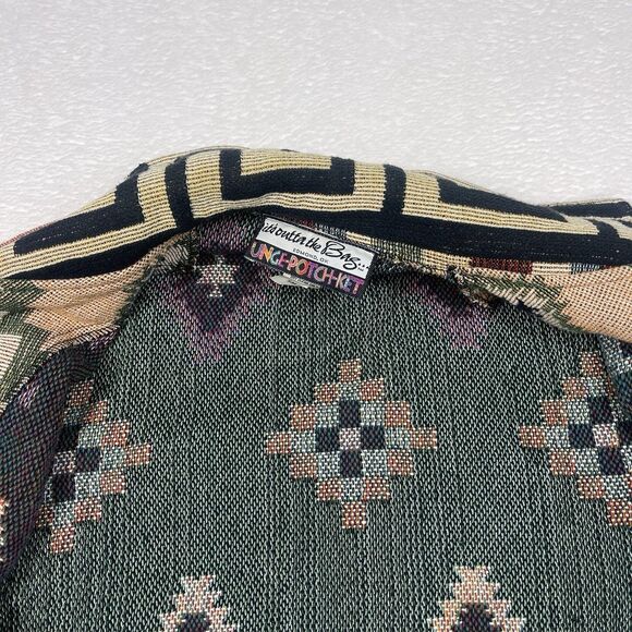 Vtg Its Outta The Bag Unge Potch Ket Womens Navajo Southwest Aztec Jacket Sm USA - Picture 14 of 15